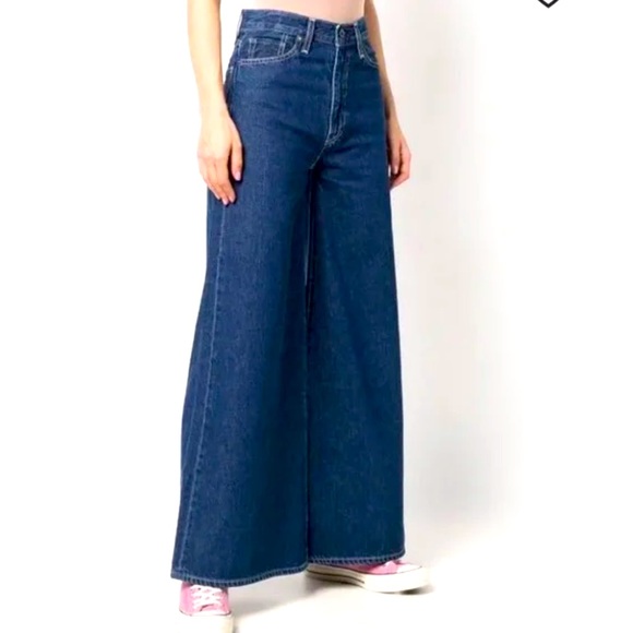 LEVI'S® MADE & CRAFTED® FULL FLARE JEANS dramatic wide leg flare 27x31 - Picture 3 of 10